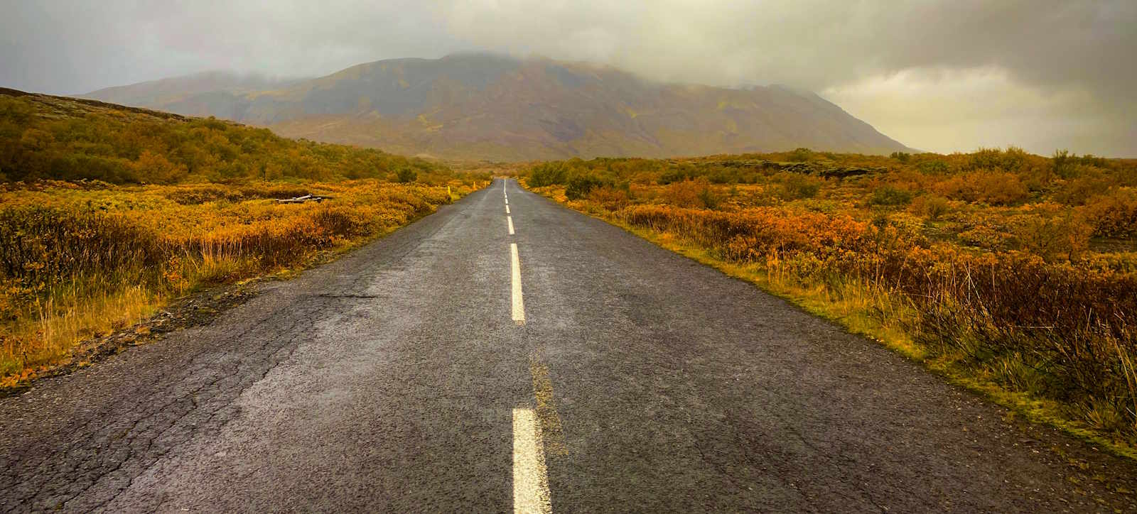 Scenic road trip near Reykjavík, Iceland